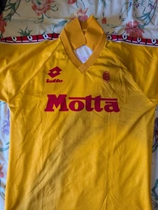 Authentic AC Milan Lotto 1993 Training top size L mint condition history Piece - Picture 1 of 4