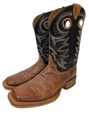Botas occidentales cuadradas Justin Bent Rail Caddo cobre 10D ¡usadas una vez! $264 Foto 1 de 4