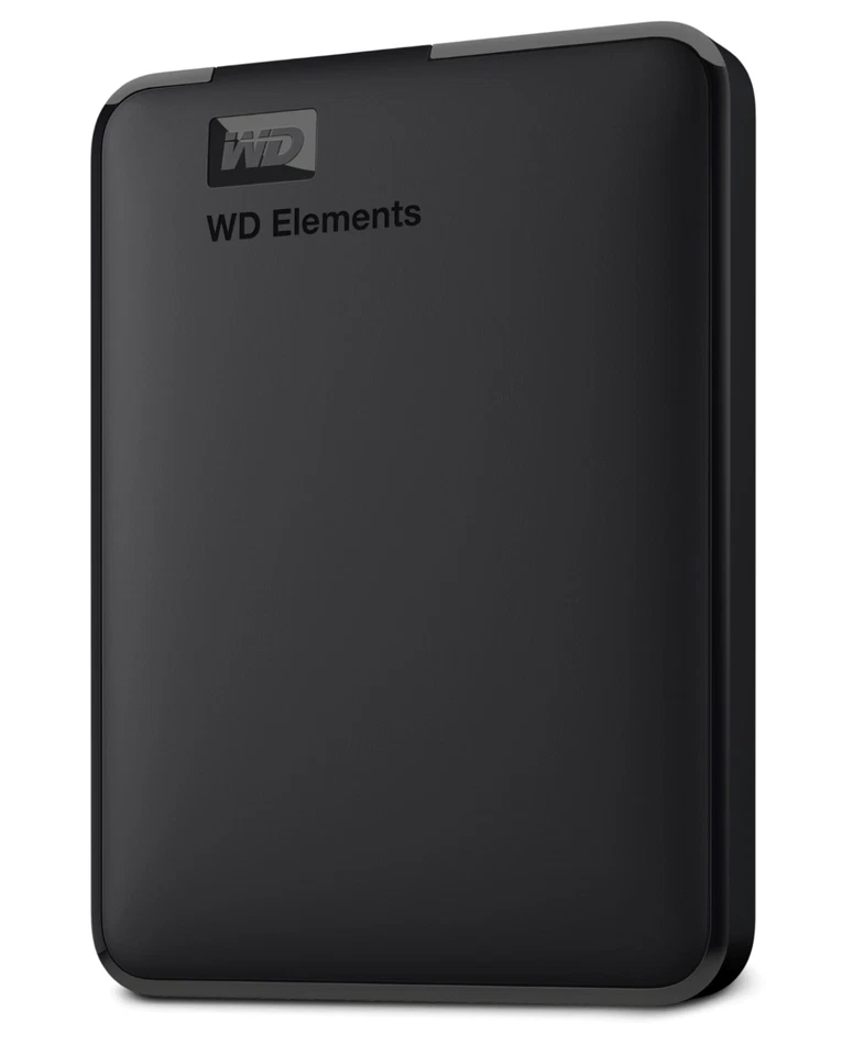 WD 1TB Elements Portable USB 3.2 Gen 1 Hard Drive HDD - WDBUZG0010BBK-WESN - Image 1 of 4