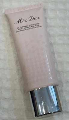 Gel corporal sorbete rosa brillante Miss Dior ~ 2,5 fl oz ~ Nuevo y sellado ~ $55 Foto 1 de 4
