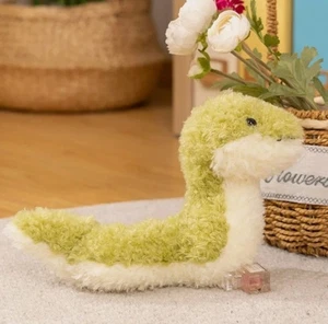 Muñeca de felpa serpiente suave simulación pelo rizado animal almohada de felpa cumpleaños - Imagen 1 de 6