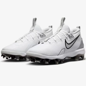 Nike Force Trout 9 Elite MCS Baseball Cleats FZ0884-102 Platinum Mens Size 10 - Picture 1 of 6