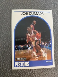 1989 NBA Hoops #1 Joe Dumars - Detroit Pistons -  - Picture 1 of 2