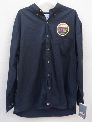 Camisa de trabajo Dickies para hombre de lona de pato manga larga con botones negra - 2XL Foto 1 de 4