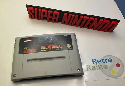 SNES - Super Nintendo Spiel - MORTAL KOMBAT II - Modul - PAL - Bild 1 von 4