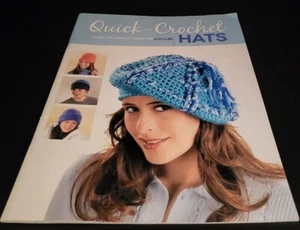 SOMBREROS DE CROCHET RÁPIDO J20: INSTRUCCIONES COMPLETAS PARA 8 ESTILOS FOLLETO PATRÓN - Imagen 1 de 9