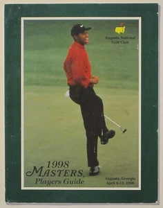 LOT OF 7 MASTERS GOLF JOURNALS PROGRAMS + 1998 PLAYERS GUIDE W TIGER WOODS COVER - Picture 1 of 8