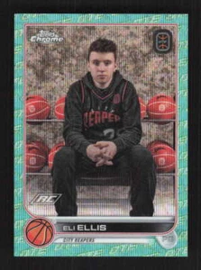 Eli Ellis 2022-23 Topps Chrome Overtime Elite Aqua Wave /199 City Reapers #30 - Picture 1 of 2
