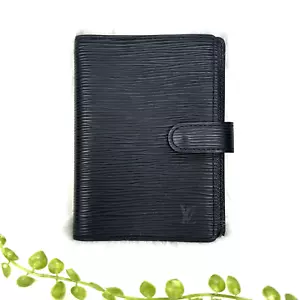LOUIS VUITTON Epi Black Agenda PM Day Planner Cover R20052/CA1927 - Picture 1 of 21