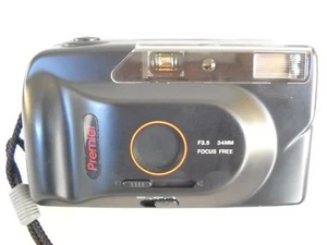 **1980`s PREMIER PC-640 35mm FILM CAMERA WRIST STRAP/CASE/ VERY GOOD CONDITION** - Picture 1 of 5