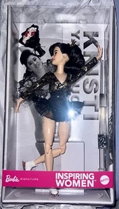 KRISTI YAMAGUCHI BARBIE DOLL ICE FIGURE SKATER OLYMPICS INSPIRING WOMEN MATTEL - Picture 1 of 11