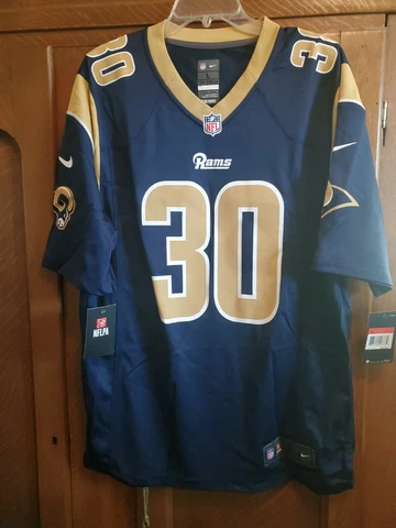 New Nike Men's 30 Gurley II Los Angeles Rams Football Jersey Large Cover