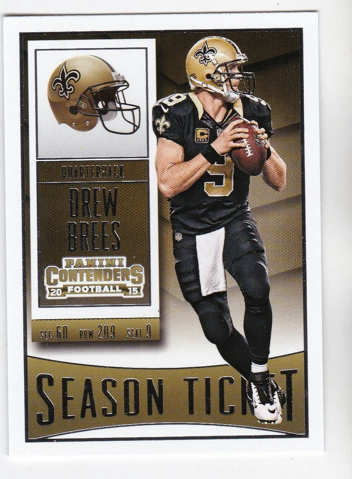 2015 Panini Contenders Football Season Tickets Buy 1, Get 1 Free - Image 1 of 1