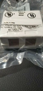 AllenTel 2-port surface mount box / white / 10 pcs. - Afbeelding 1 van 3