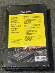 Char-Broil Räucherbox Gusseisen 20,5 x 12,6 cm Smoker Zubehör smoken - Bild 1 von 1