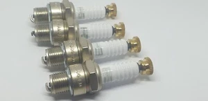 4 Champion Spark Plugs & Thumbscrews Vintage Austin 7 Ruby 1936 to 1939 L10 Type - Picture 1 of 4