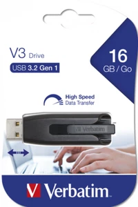 Verbatin v3 16gb USB Flash Drive USB 3.2 Gen 1 Pen Speicher - Bild 1 von 1