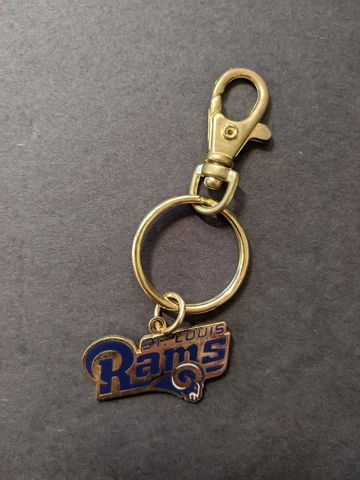 LOS ANGELES / ST LOUIS RAMS 3” Logo Key Ring Keychain NFL Licensed *New* Cover