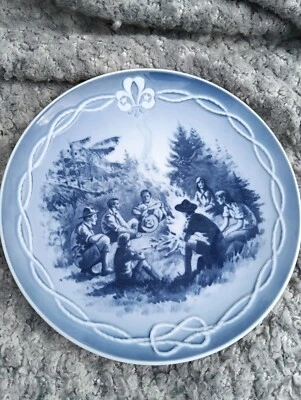 Vintage Scouts Plate Royal Copenhagen Fellowship Day 1979 Great Condition - Image 1 of 4