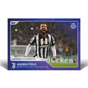 Topps Celebrates 30 Years UCL - Card 016 - Andrea Pirlo - Juventus Turin - Bild 1 von 2