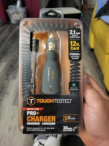 Dur Testé Pro+ Chargeur Micro USB 12ft Cordon Voiture Camion Chargeur,Android, Neuf - Photo 1 sur 13