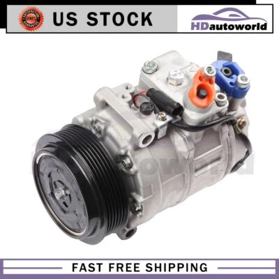 A/C AC Compressor Fits Mercedes-Benz CLS63 AMG E63 AMG ML55 ML350 2002-2013 - Image 1 of 4