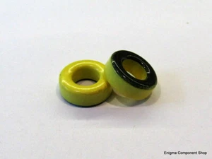 2/5/10 x T80-6 Yellow Ferrite Toroid. MICROMETALS. UK Seller - Fast Dispatch. - Picture 1 of 1