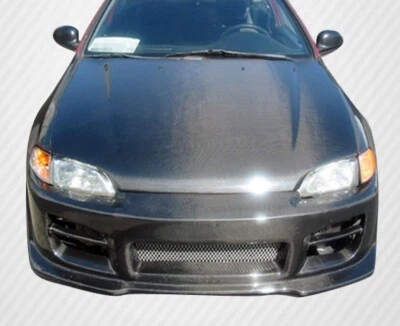 For 1992-1995 Civic 2DR / HB Carbon Creations Dritech OEM Look Hood - 1 Piece - Image 1 of 4