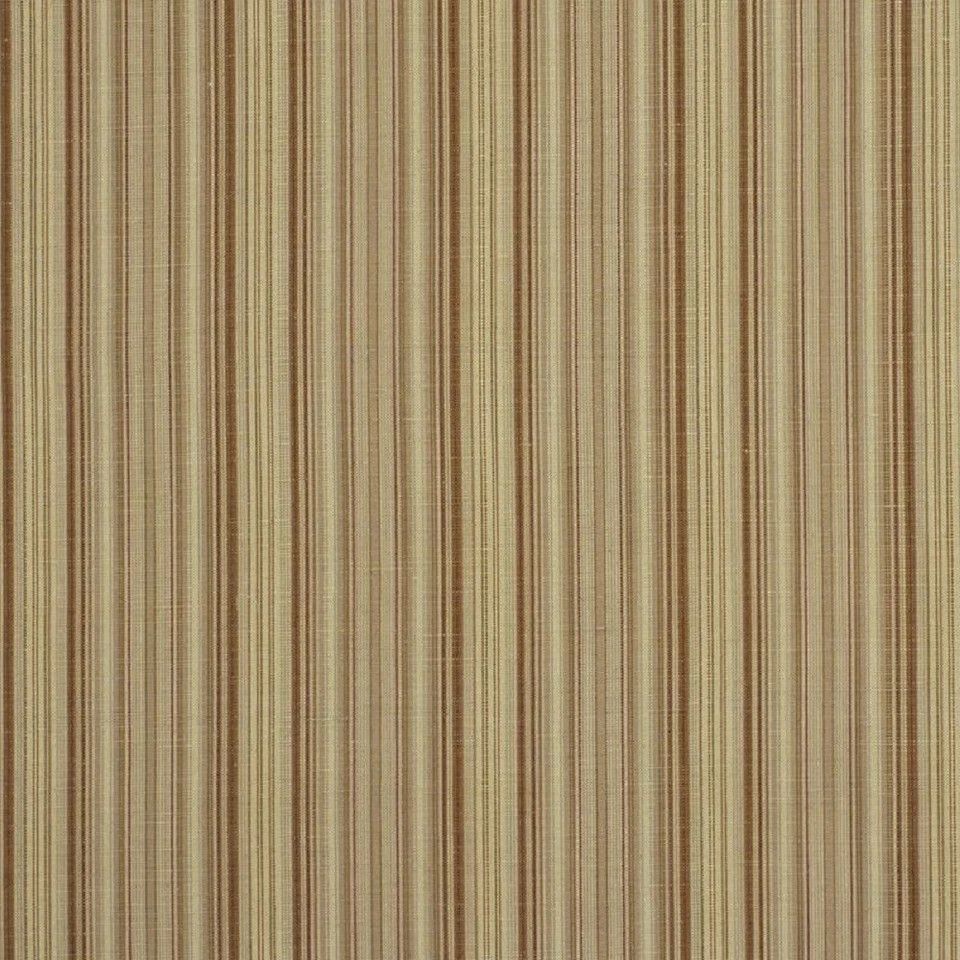 Fabric Robert Allen Beacon Hill Hancock Stripe Teak Linen Wool Drapery HH12 - Image 1 of 1