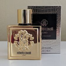 Roberto Cavalli Uomo Golden Anniversary EDP 100ml 3.3 oz  New In Discolored Box 