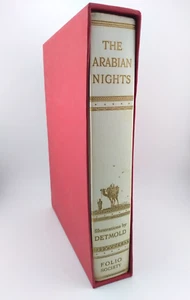 The Arabian Nights Folio Society Hardcover Detmold Illustr. Slipcase 5th 2002 - Picture 1 of 12