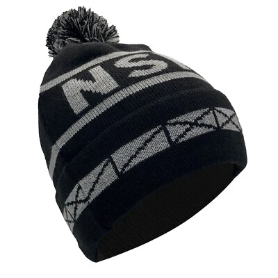 Everton Bobble Hat NSNO Black & Grey Adult Size- Football Gift Souvenir - Image 1 of 4