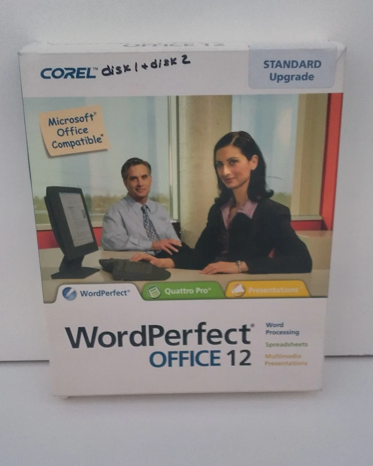 Corel WordPerfect Office 12 CD Software 2004 Open Box! - Image 1 of 4