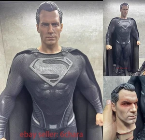 Prime 1 MMJL-06BL Superman Justice League Zack Snyder Black Suit 1/3 Statue - Picture 1 of 21