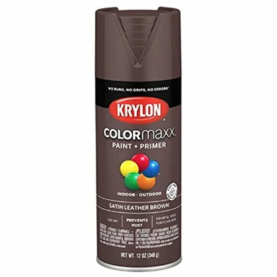 Pintura en aerosol e imprimación Krylon K05569007 COLORmaxx para uso en interiores/exteriores, satinado Foto 1 de 4