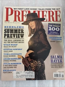 1999 June PREMIERE Magazine Salma Hayek Julia Roberts Brad Pitt Nicole LkNew - Imagen 1 de 3