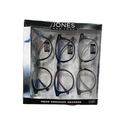  Jones New York Hombre’Designer Gafas de Lectura Paquete de 3 1.50+ Aumento  Foto 1 de 4