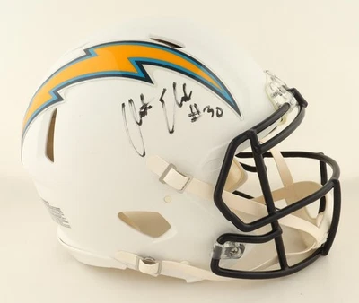 Austin Ekeler Signed Full Size Authentic Speed Helmet - Image 1 of 3