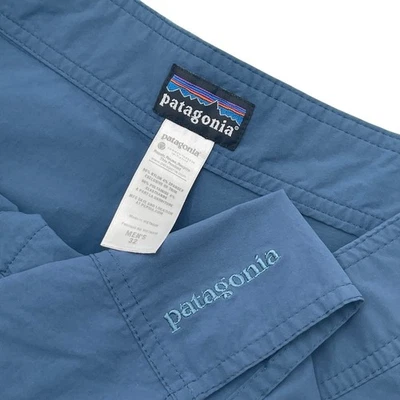 Patagonia Mens Blue Swim Surf Board Shorts Size 32 Performance Lace up Gorpcore - Image 1 of 4