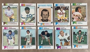 1973  TOPPS FOOTBALL 30 CARD LOT  DEACON JONES/RAYFIELD WRIGHT VG-EX - Picture 1 of 3