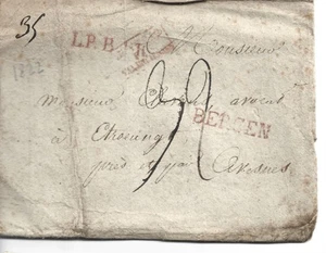 FRANKREICH UM 1822 BERCEN NACH NESUES VORSTEMPELBRIEF 633 (ZZ443) - Bild 1 von 1