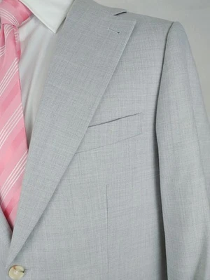 Indochino Men's 42R Light Gray Custom Wool Cashmere Sport Coat Blazer Jacket - Image 1 of 4