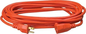 Southwire 2307SW Vinyl Außen-Verlängerungskabel in Orange mit 3-poligem Stecker (25... - Bild 1 von 5