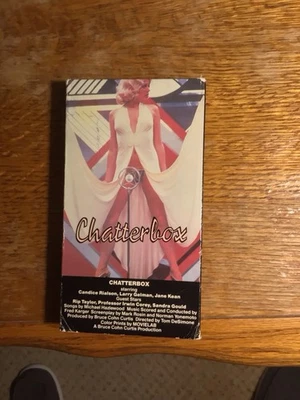 CHATTERBOX VHS VESTRON VIDEO 70'S SLEAZE CULT COMEDY CANDICE RIALSON RIP TAYLOR - Image 1 of 3