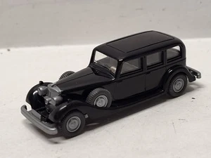 Wiking Black Horch 850 Car 1/87 HO Scale Vehicle Made In Berlin W Germany - Picture 1 of 10