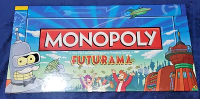2011 USAOPOLY МОНОПОЛИЯ: FUTURAMA КОЛЛЕКЦИОННОЕ ИЗДАНИЕ В ЗАВОДСКОЙ УПАКОВКЕ см. кувшины - Изображение 1 из 4