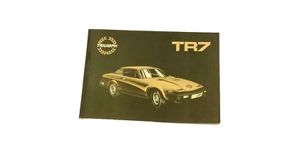 Triumph TR7 AKM 4152 1980 manual del propietario Foto 1 de 4