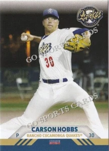2024 Rancho Cucamonga Quakes Carson Hobbs RC Rookie Dodgers Minor League Card - Picture 1 of 1