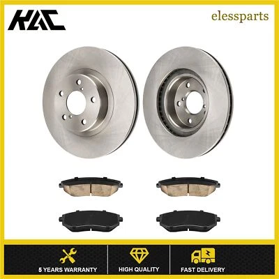 6Pcs Front Disc Brake Rotors & Ceramic Pads New For Saab 9-2X 2005-2006 - Изображение 1 из 4