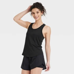 Women's Sprint Free Racerback Tank Top All in Motion™ Black XXL - Picture 1 of 1